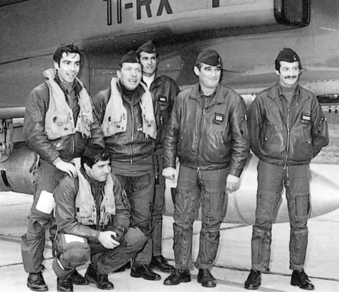 vintage 70's フランス軍　パイロットレザージャケット