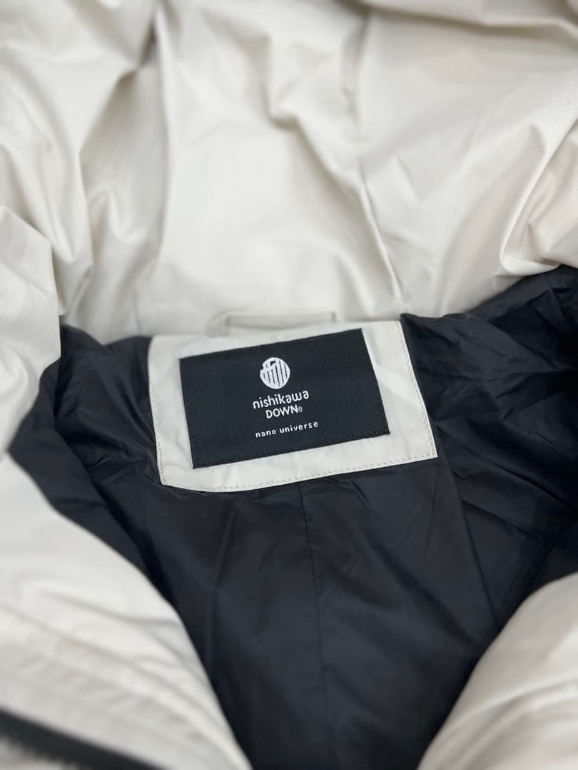 【新品即発送】ナノ・ユニバース「西川ダウン（R）」ソロテックスAラインダウン　S