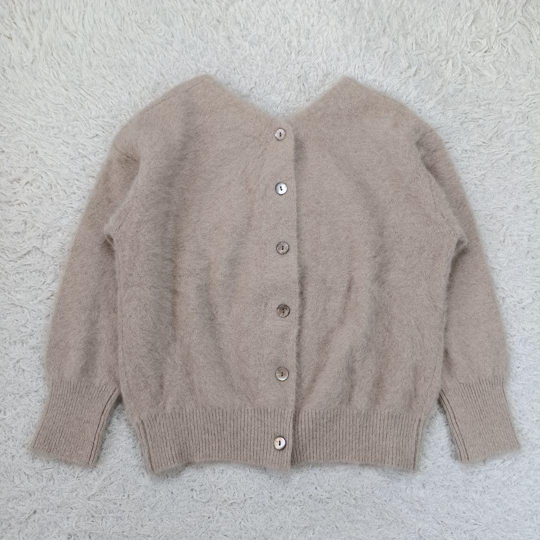 極美品✨AMACA現行　フォックス カシミヤニット　38　前後着用可