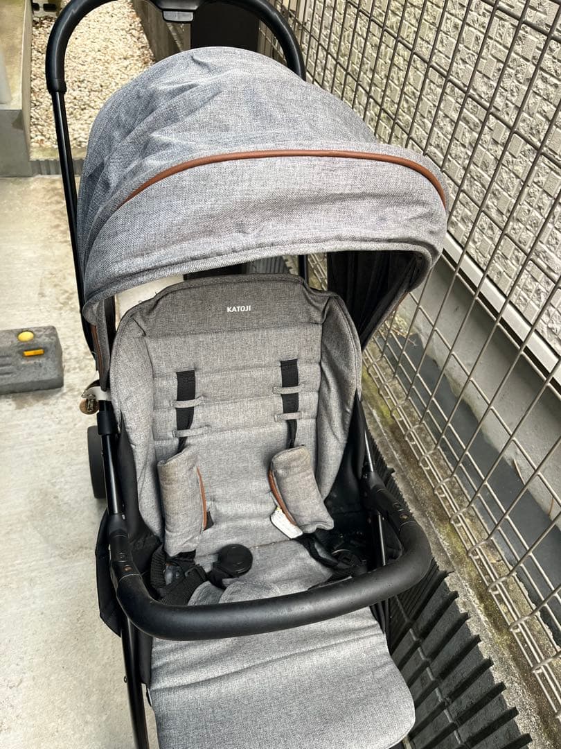 【説明書付】KATOJI ベビーカー 2-Seater next グレー