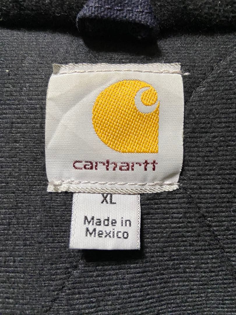 carhartt カーハート アクティブジャケット XL メキシコ製 企業ロゴ