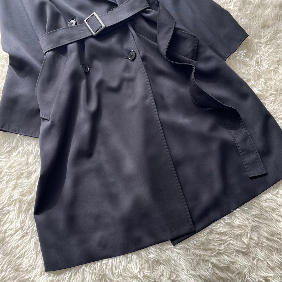 【極美品】マックスマーラ ロングトレンチコート ベルト付き 銀タグ ゆったり M