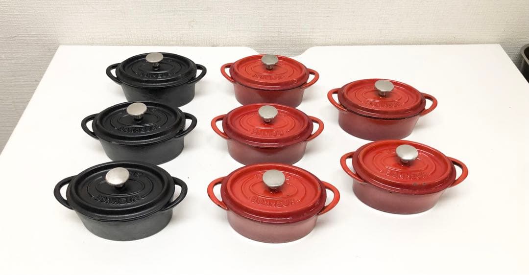 ボンボネール ココット オーバル 14㎝ 8点セット