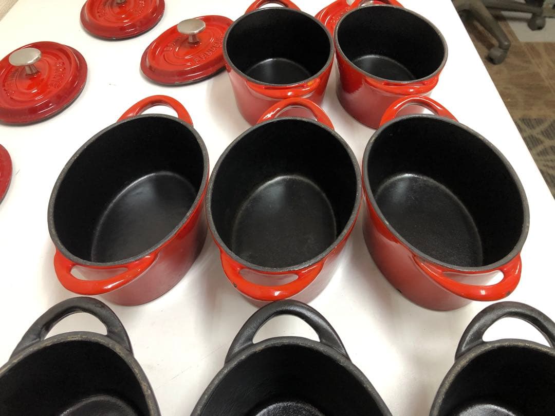 ボンボネール ココット オーバル 14㎝ 8点セット