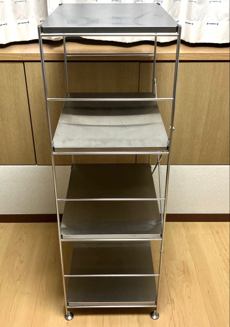無印良品 ステンレスユニットシェルフ　4段オープンラック