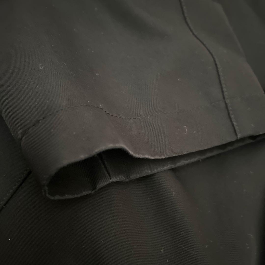 バーバリーステンカラーコート　ブラック