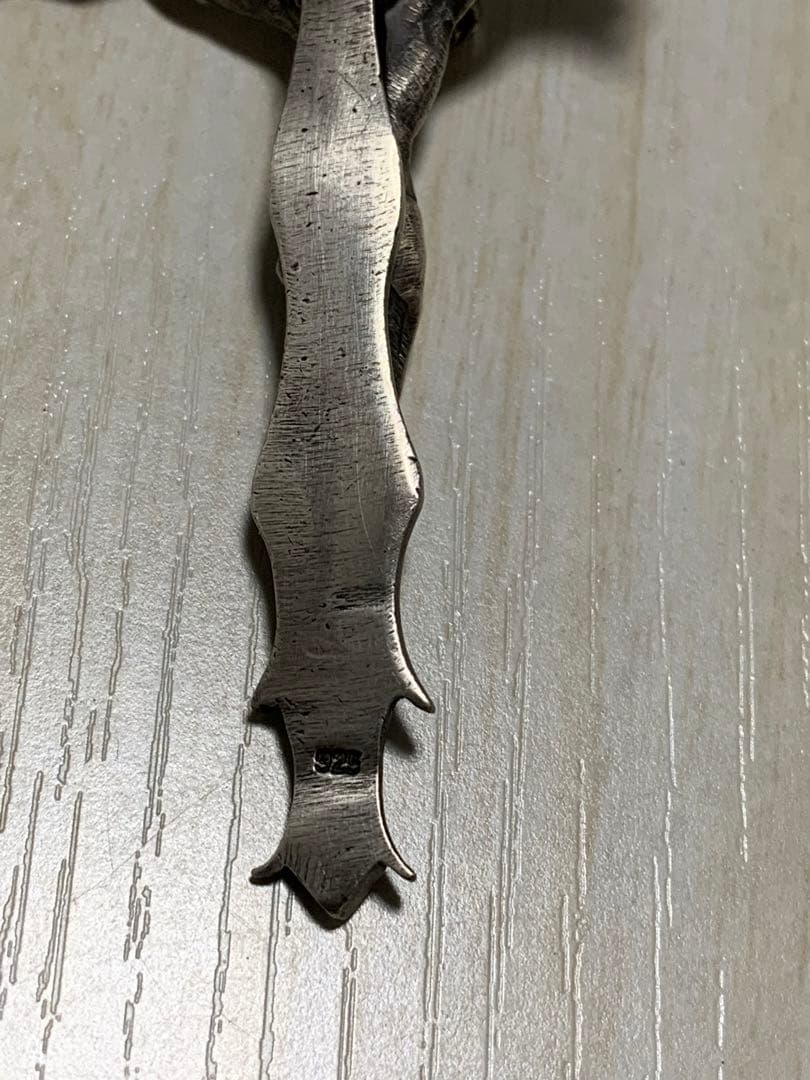 特大　ロザリオ　ペンダントトップ　silver