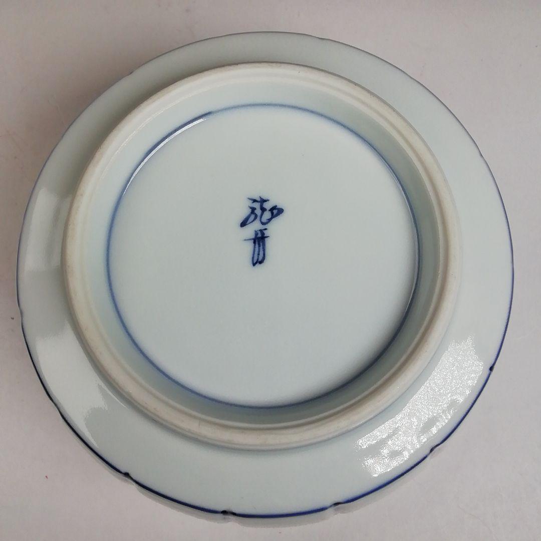 Ｔ９５３　皆具　『染付　桶側』『平安　橋本龍岳 造』　共箱　茶道具