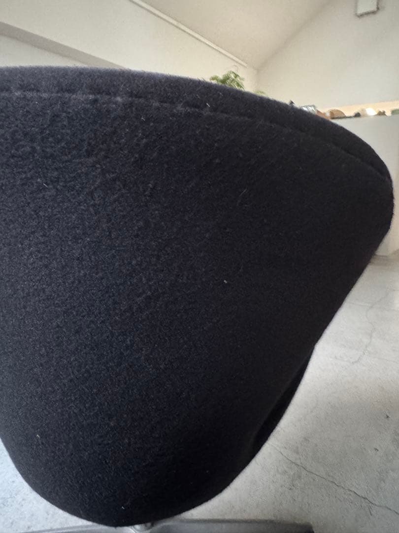 スワンチェア ブラックFritz Hansen アルネヤコブセン　北欧デザイン