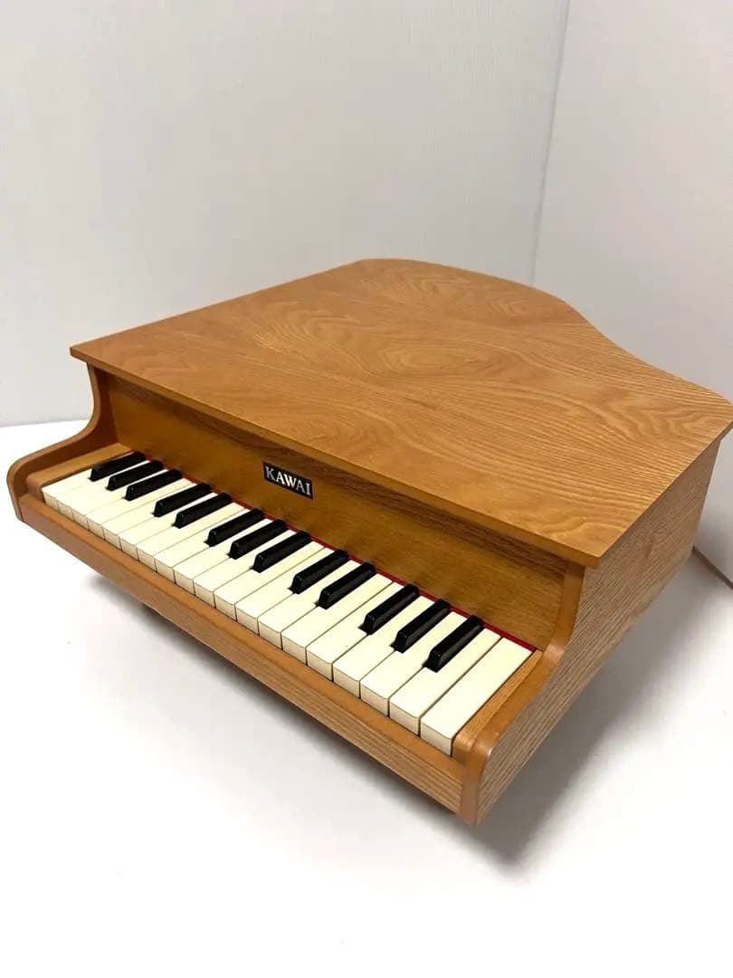 美品 KAWAI カワイ ミニ グランドピアノ ナチュラル 木目 木製