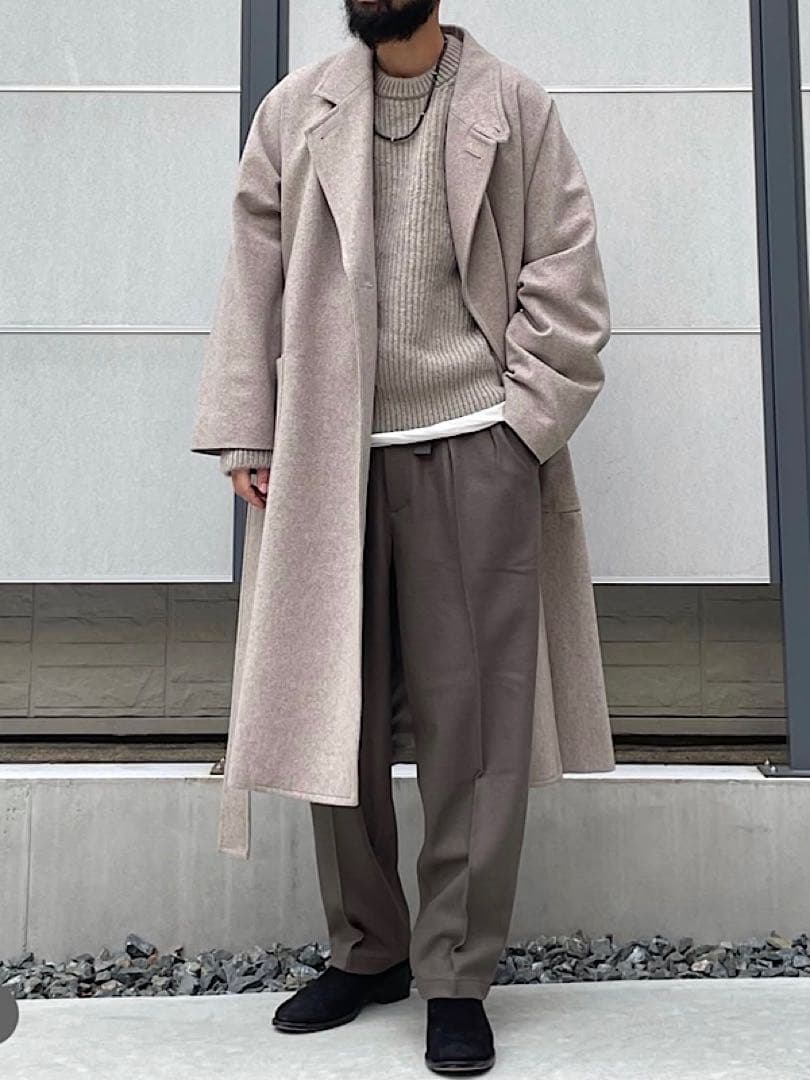 美品RAINMAKERレインメーカー21AW完売WRAP COATラップコート