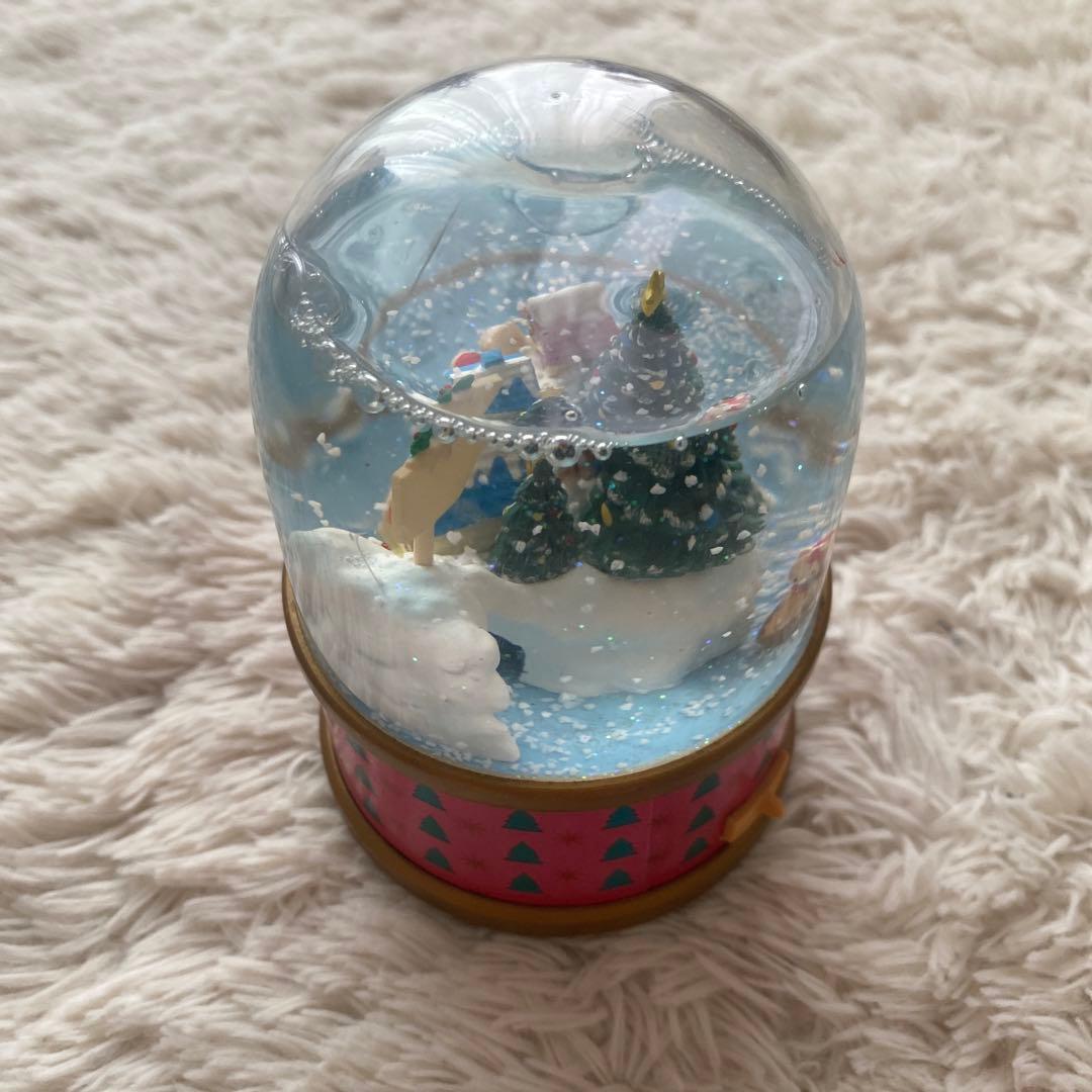 超希少品　キティちゃん　クリスマスオルゴール 雪景色
