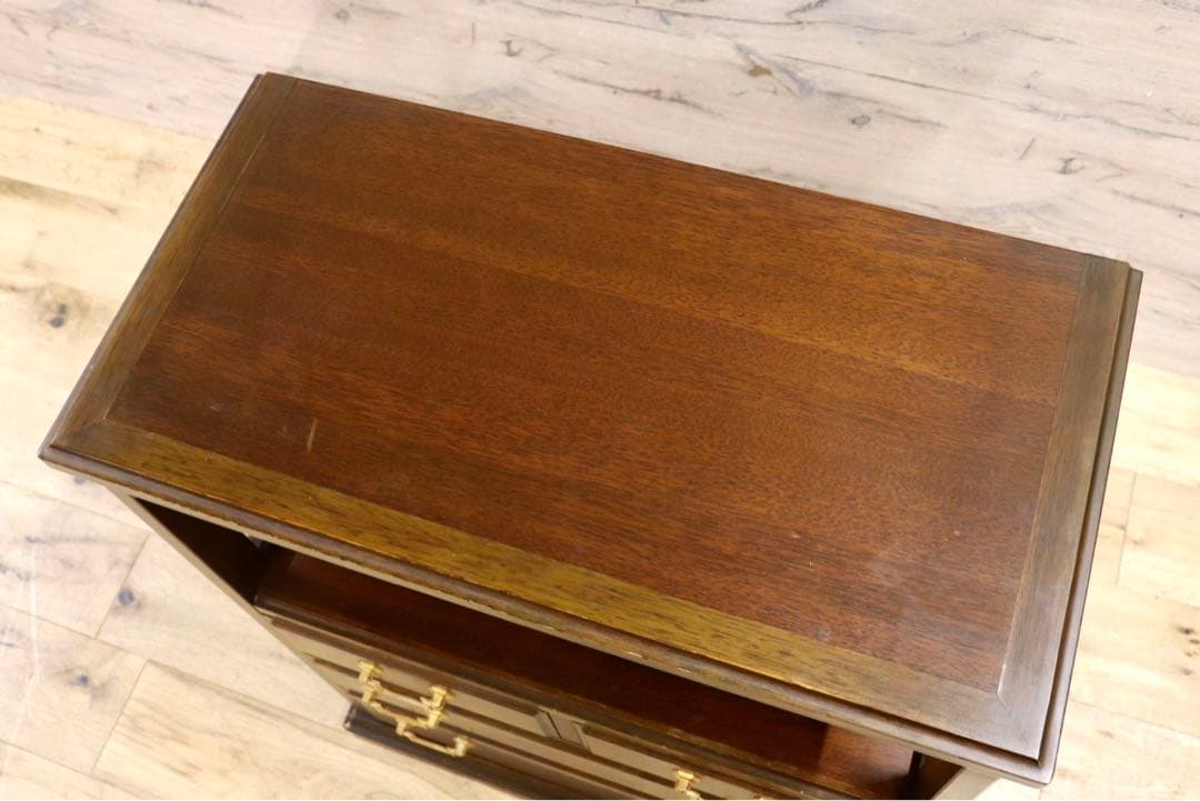 GMIS233○maruni / マルニ 地中海 電話台 キャビネット サイド