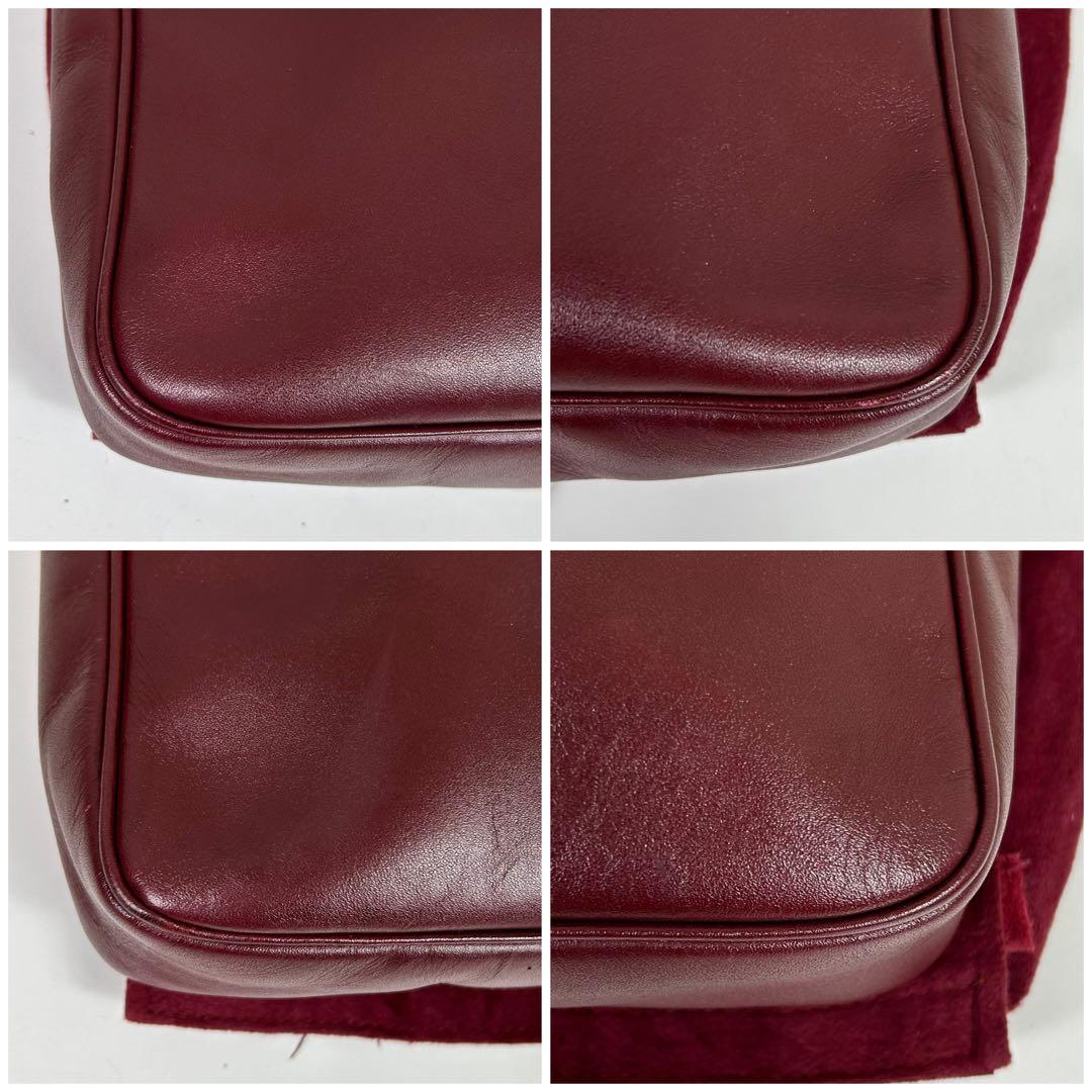 桂子 極美品 カルティエ ブリーフケース マストライン ロゴ G金具