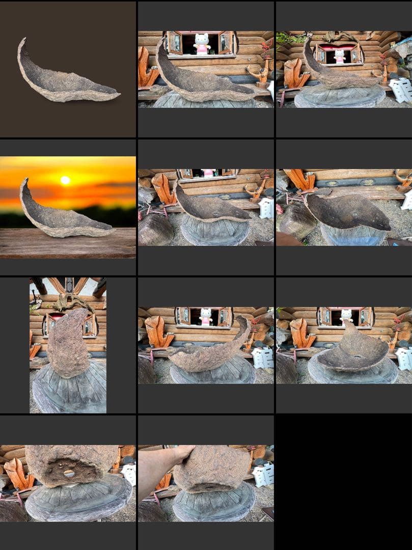 特殊な鉢　京鞍馬風手造り鉢 粋な鉢　変わり樹形に　77センチ