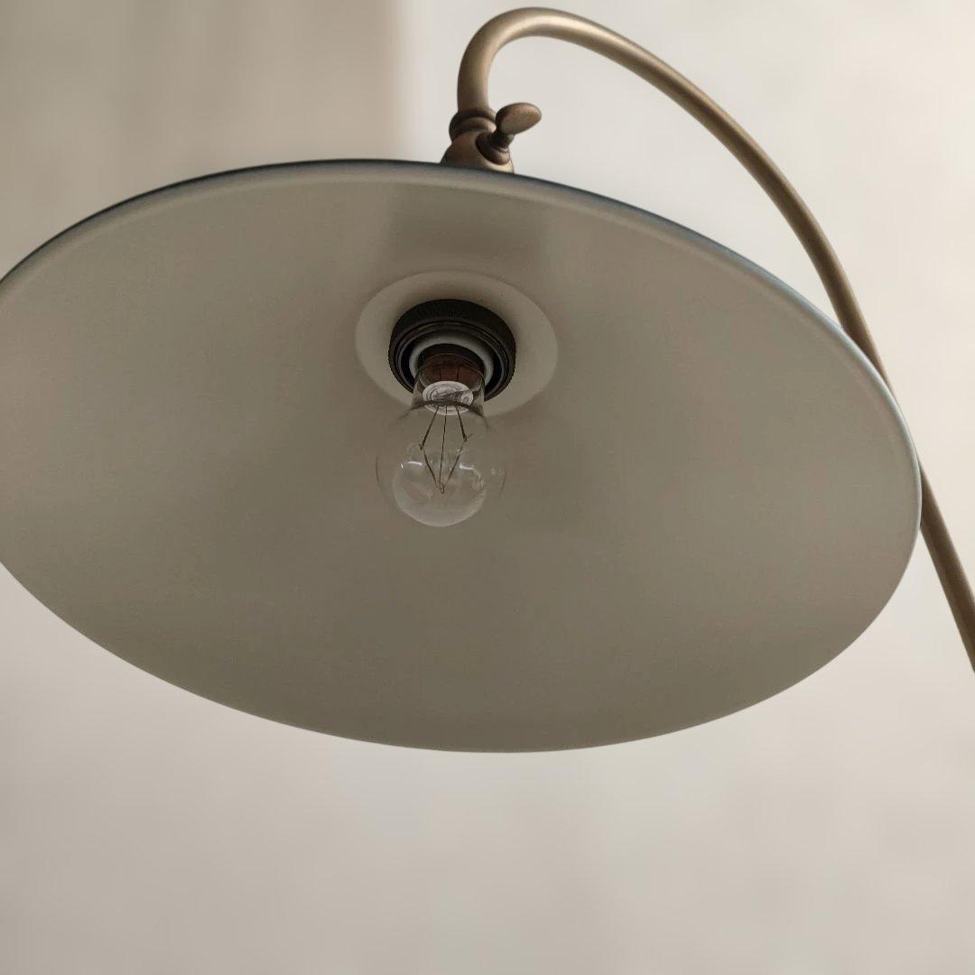 【超美品】アーチ型ホワイトフロアスタンド