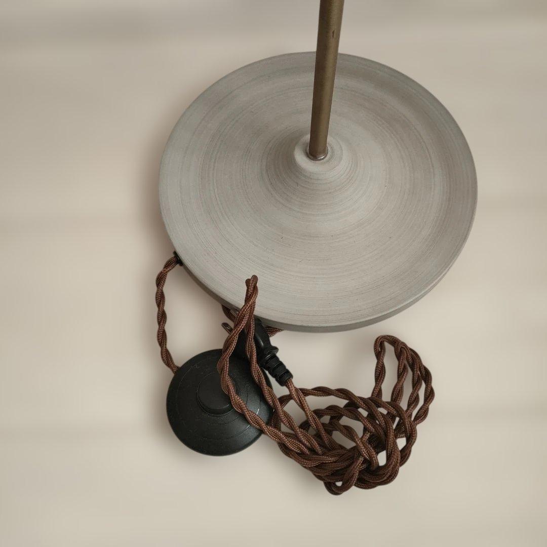 【超美品】アーチ型ホワイトフロアスタンド