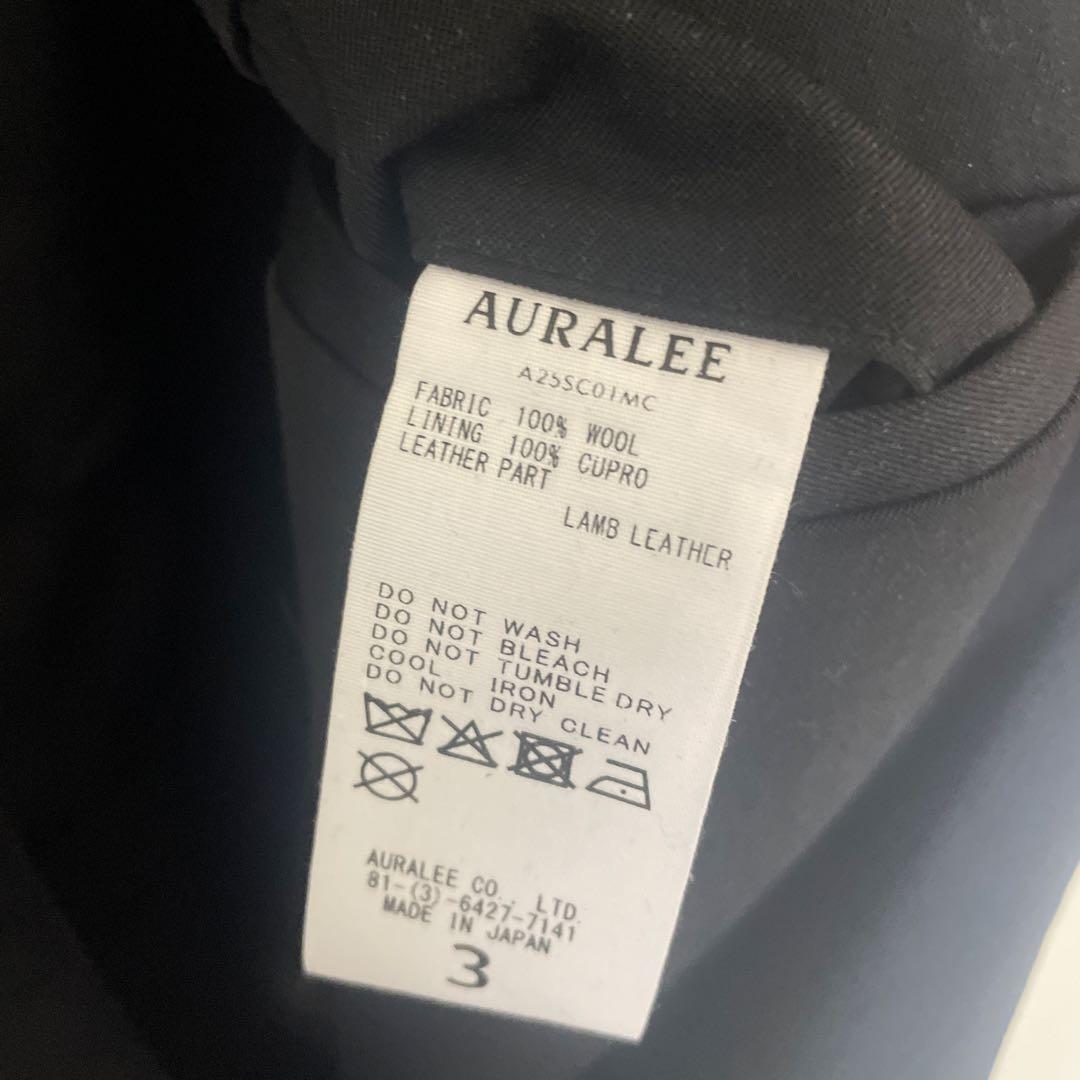 ゆ*ほ様 WOOL GABARDINE SOUTEIN COLLAR COAT