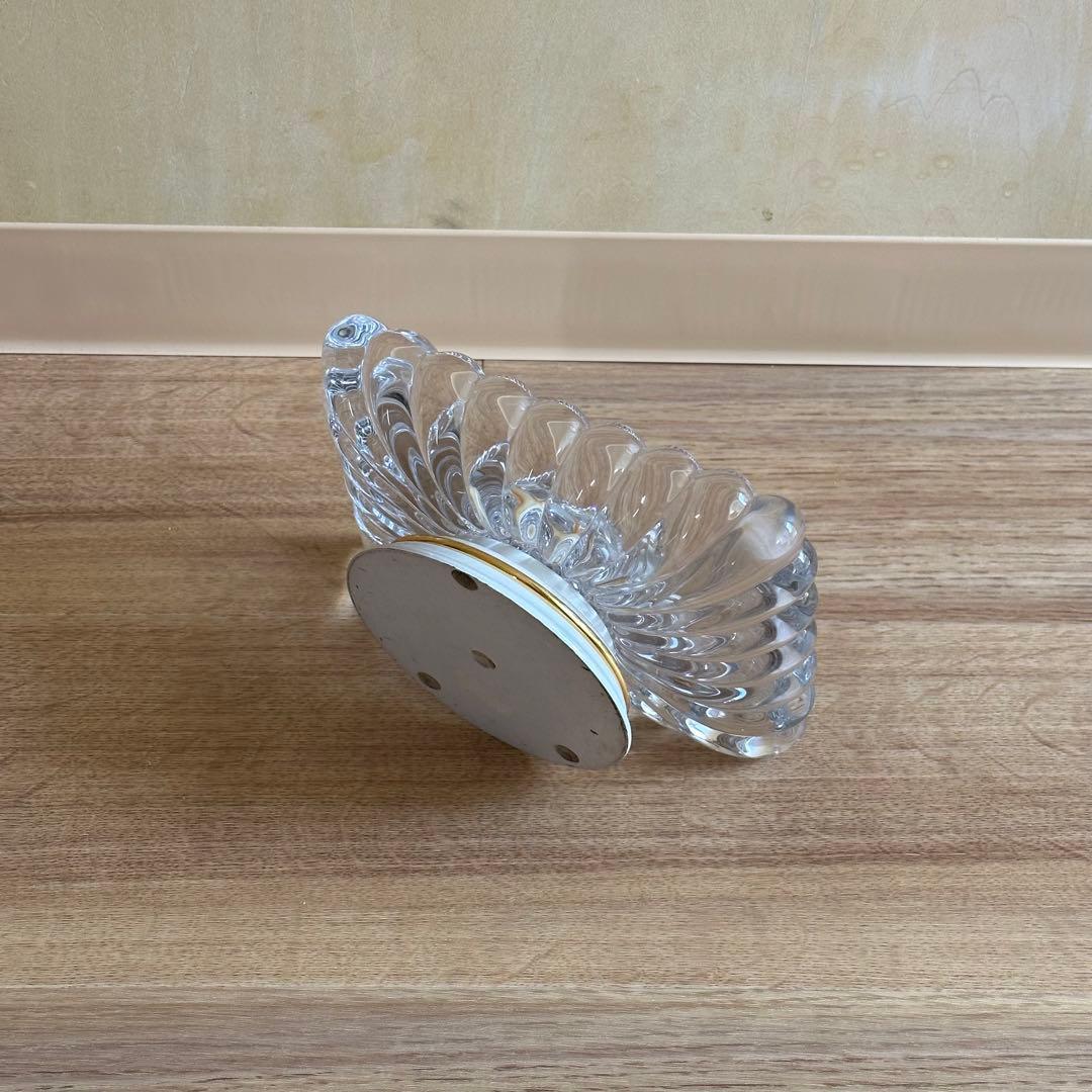 クリスタル　灰皿　アンティーク