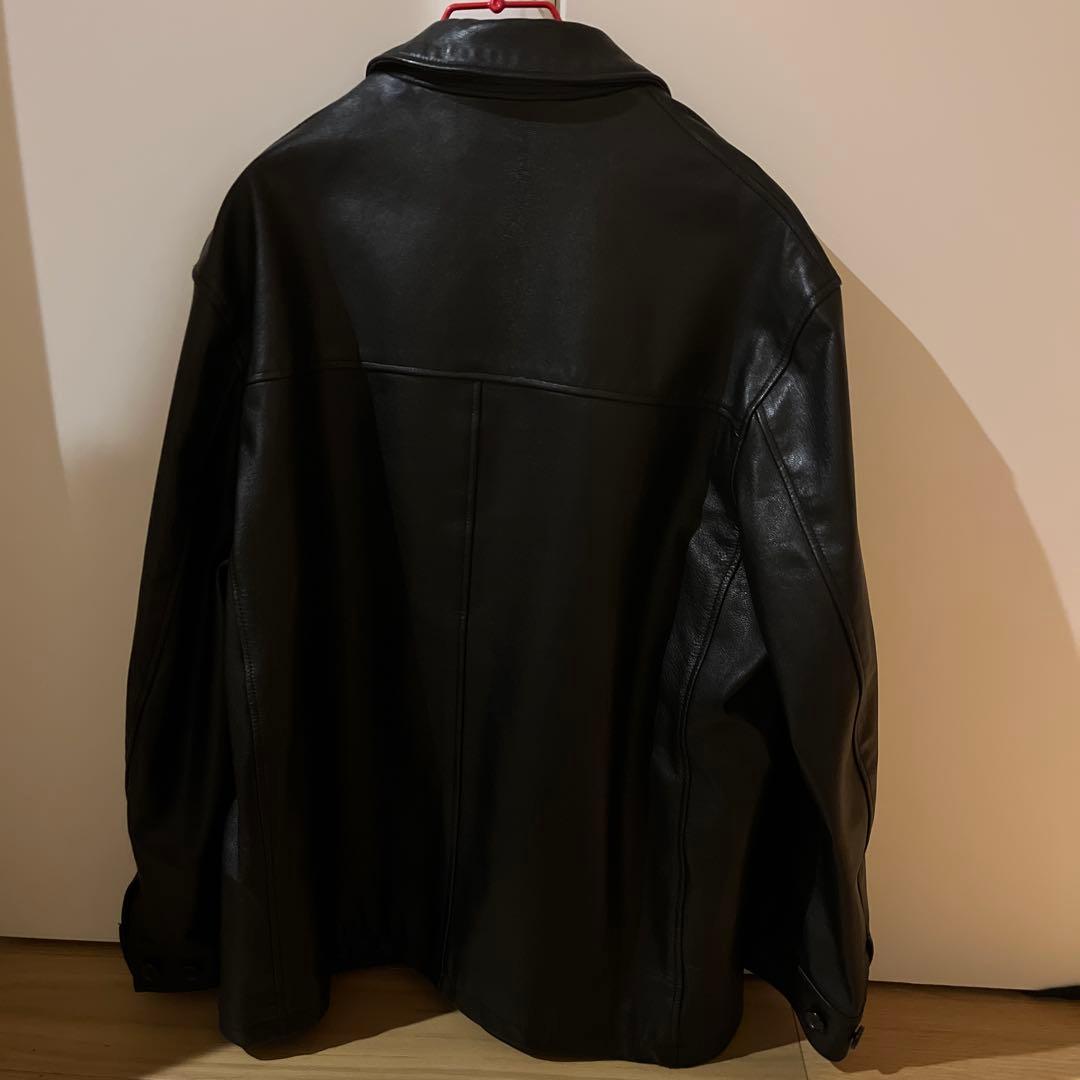ジャーナルスタンダードゴートレザーカーコートLレザージャケット山羊革