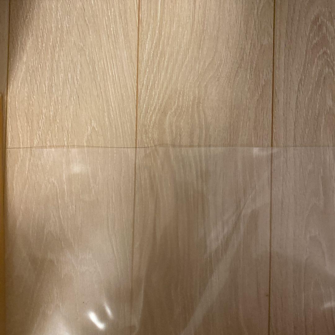 ダイニングテーブル下保護マット 極薄1mm厚270x300 透明