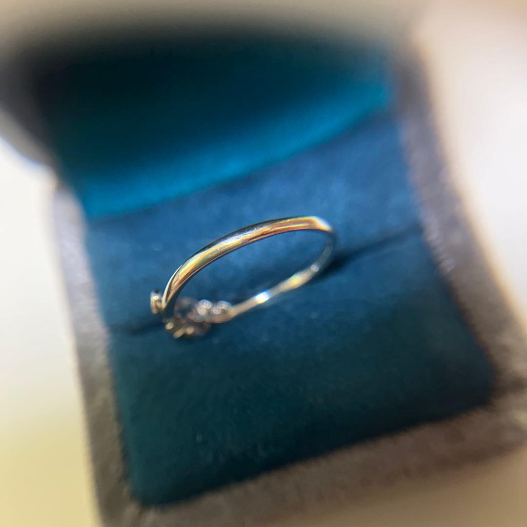 ル*ナ様 K10WGアイオライトハートモチーフリング