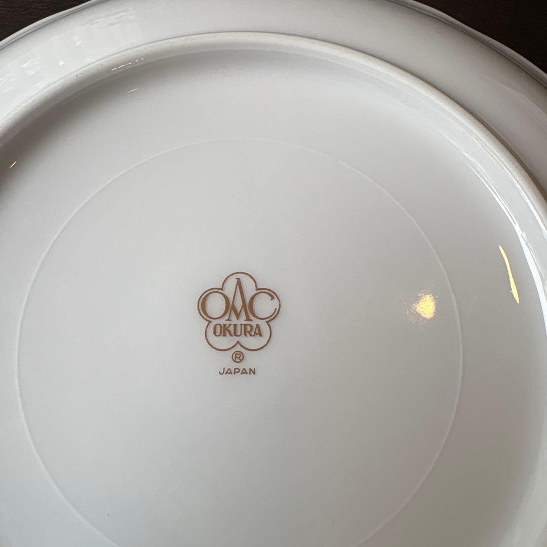 大倉陶園　オーダーメイド　すみれのお皿4枚　希少！お値下げ