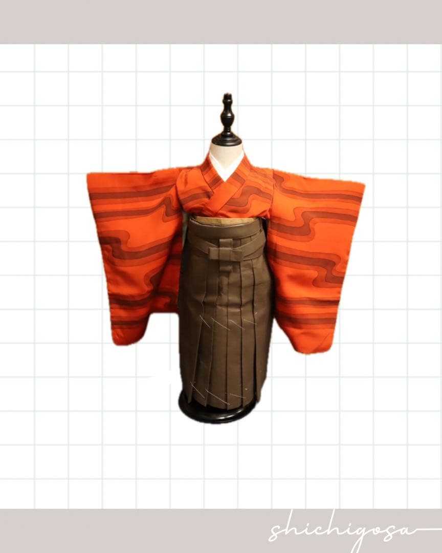 3歳　袴　ハンドメイド　七五三