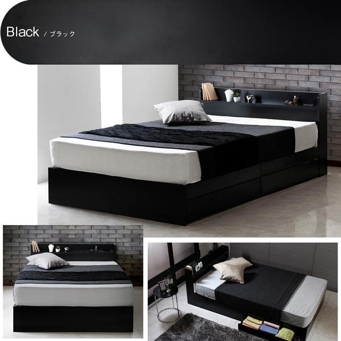 【R】クイーン　マットレスなし【収納あり】 送料込み！【ライトグレー】