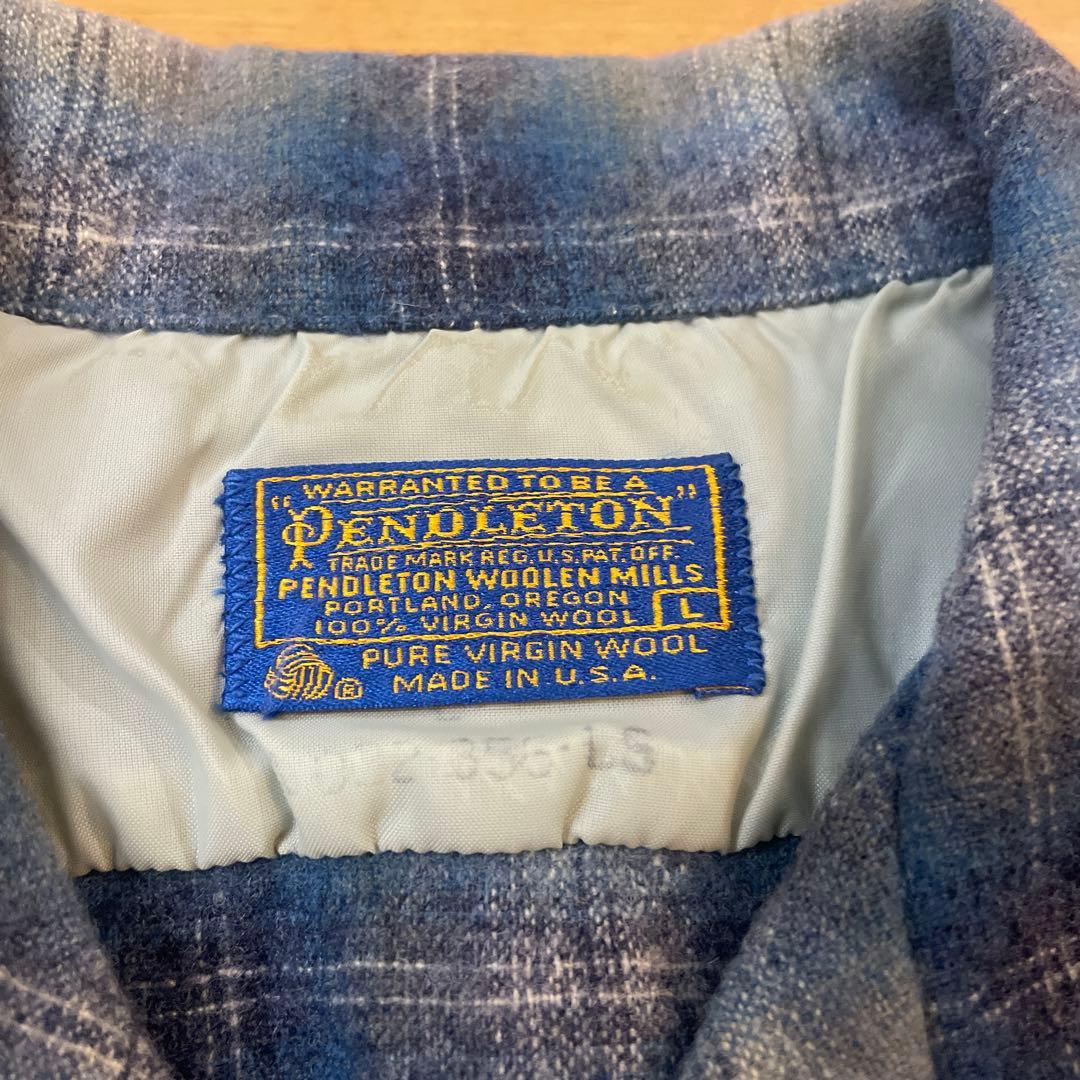 ゆ*け様 pendleton ウール ボードシャツ USA製 ビンテージ