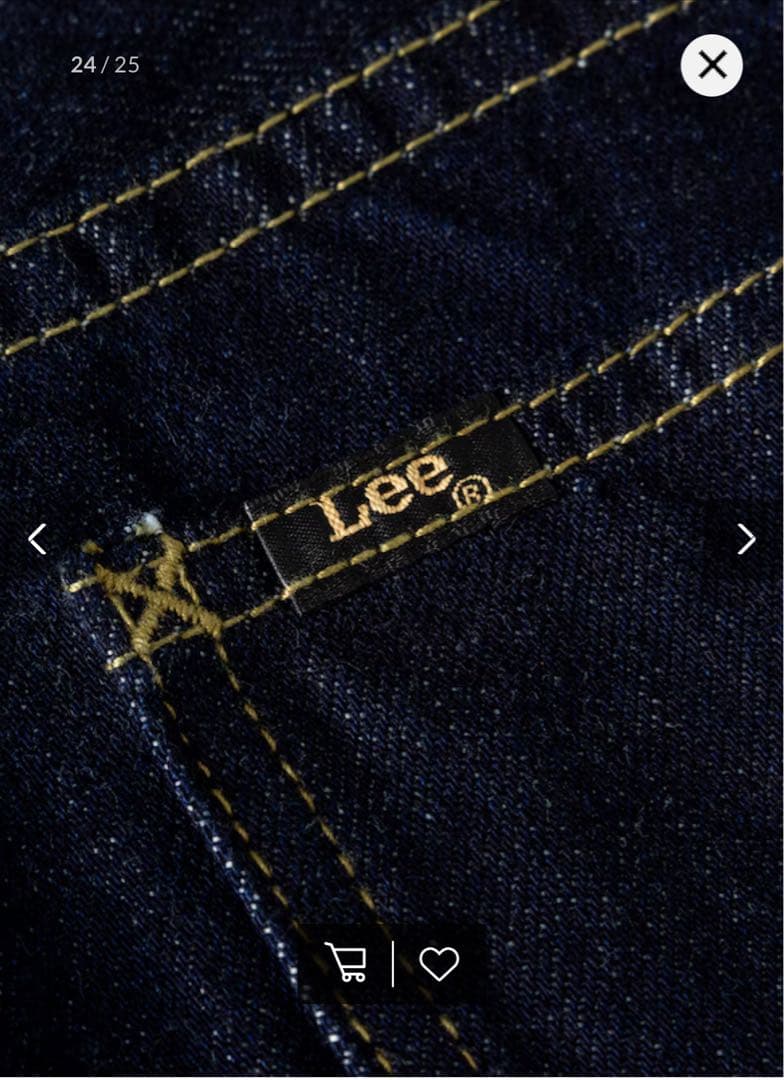 タグ付 Lee フリークスストア 別注 RIDERS 101 CURVE LEG