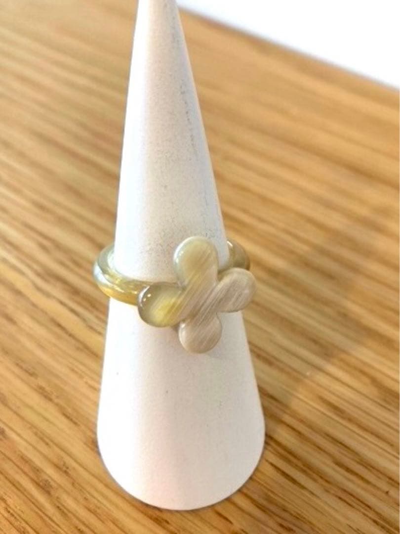 水牛の角　クローバーリング