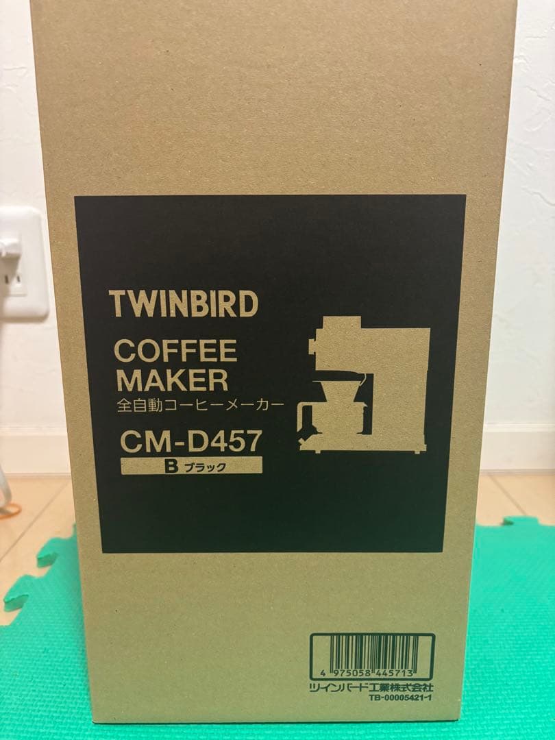 新品未開封　TWINBIRD COFFEE MAKER CM-D457 ブラック