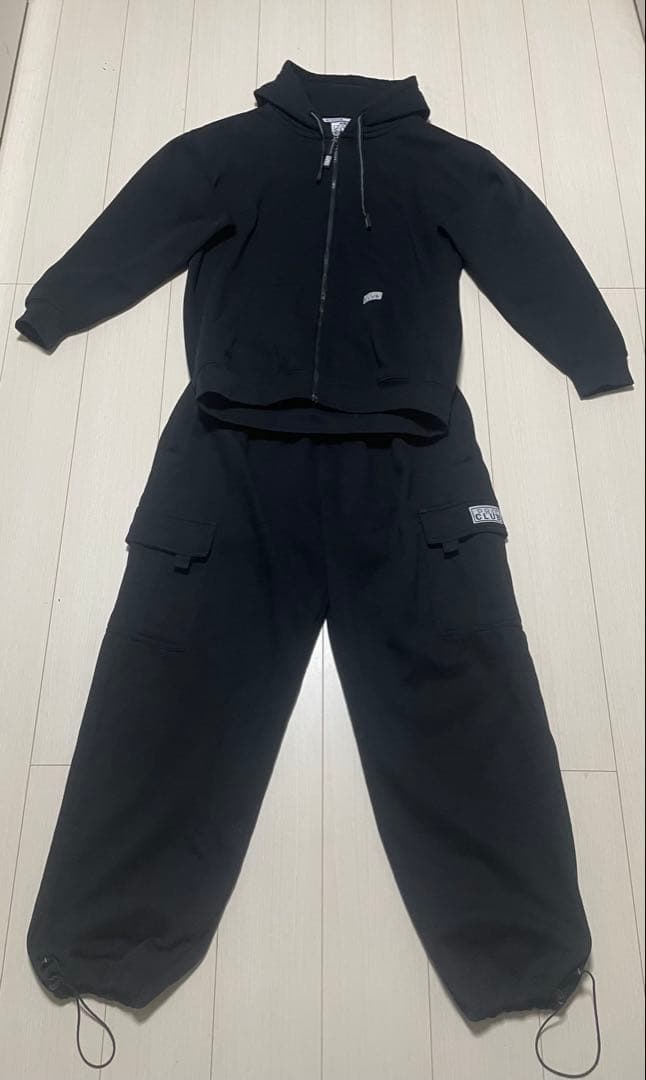 定価3万 PRO CLUB ヘビーウェイトスウェットセット XL 黒 bboy