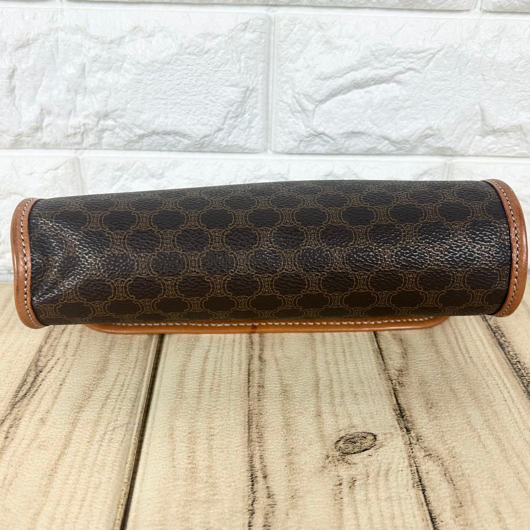 タニベン CELINE セリーヌ マカダム柄 化粧ポーチ バニティ