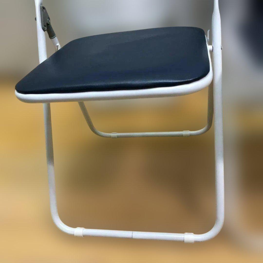 sana　４脚セット②　藤沢工業 折り畳パイプ椅子 2脚セット88338