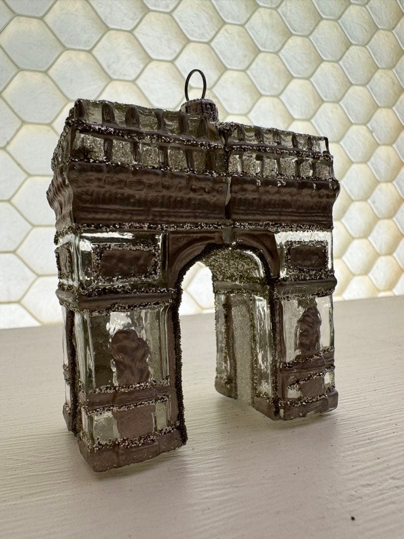 クリスマスオーナメント　凱旋門　アッシュペーフランス購入