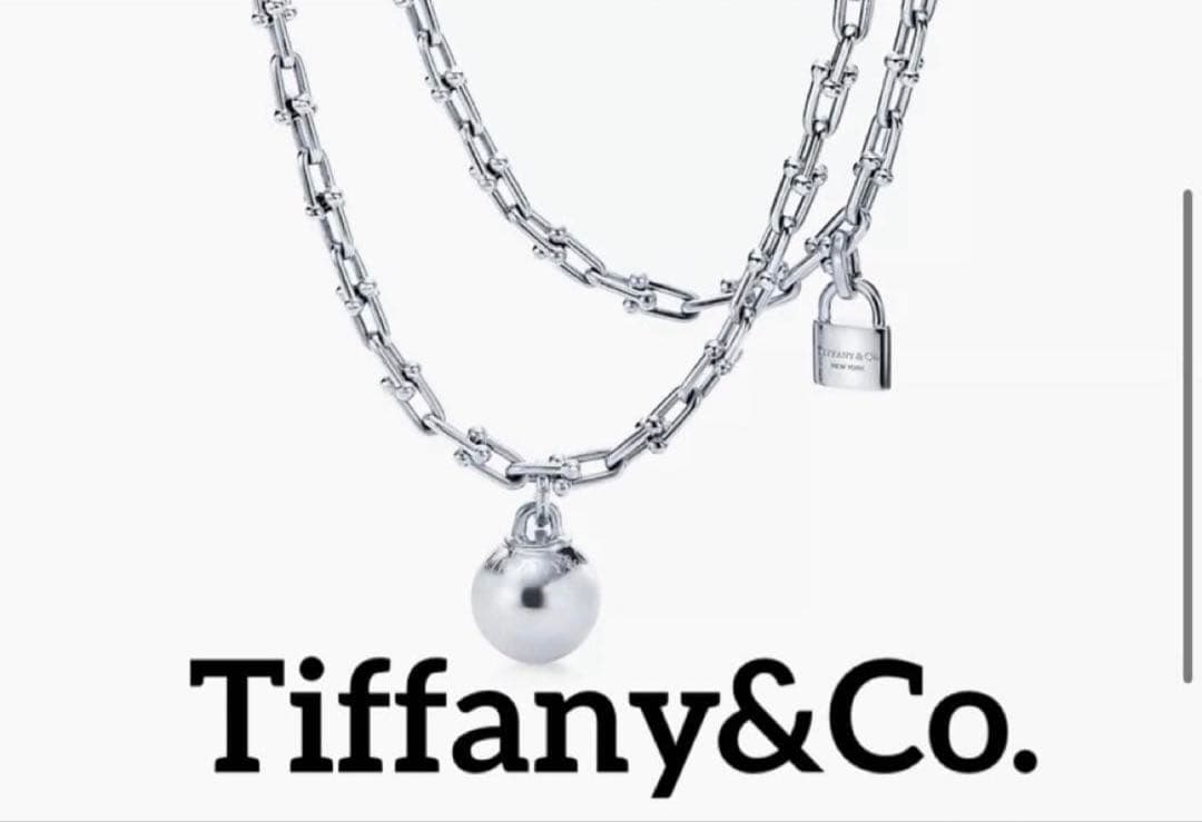 Tiffany&Co. ハードウェア　スモール　ラップ　ネックレス　シルバー