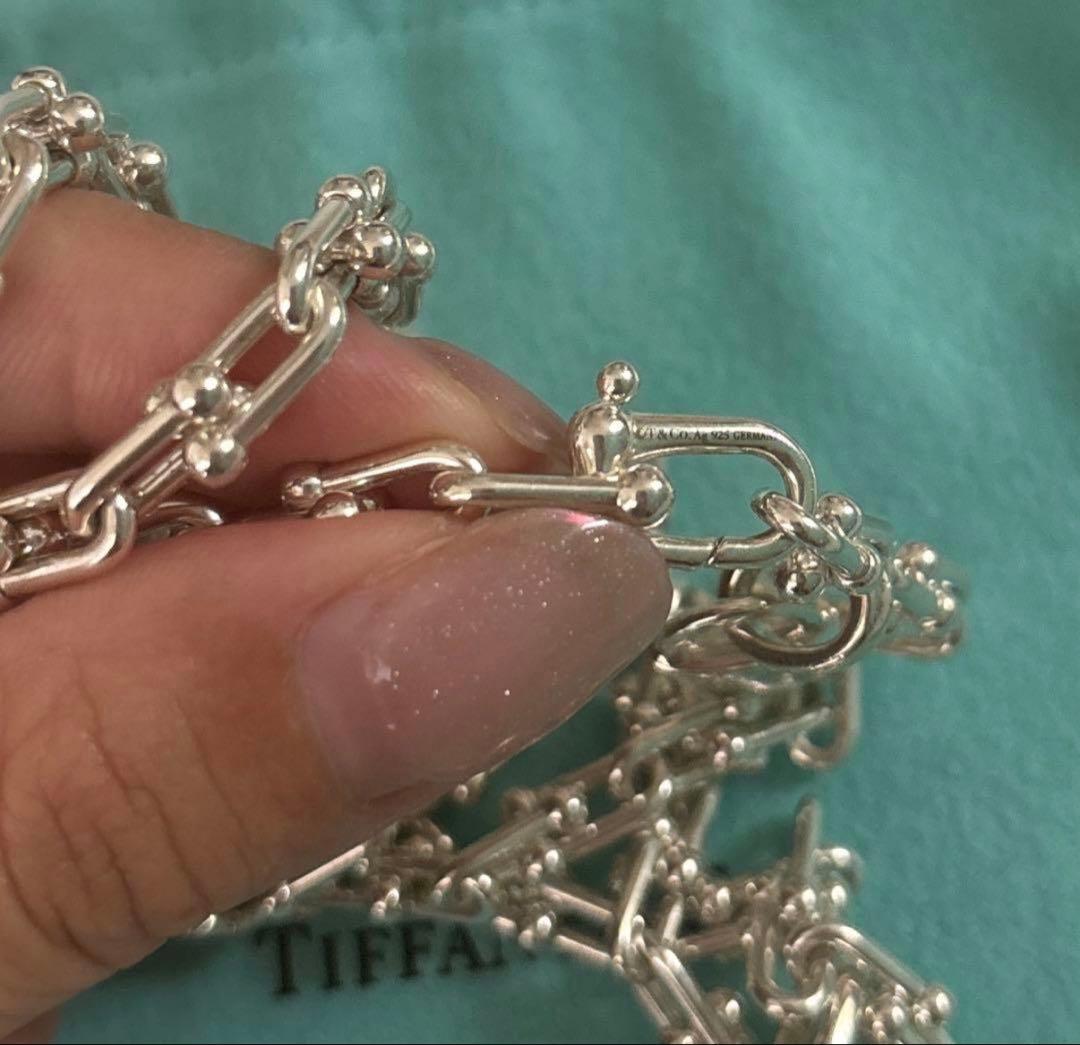 Tiffany&Co. ハードウェア　スモール　ラップ　ネックレス　シルバー