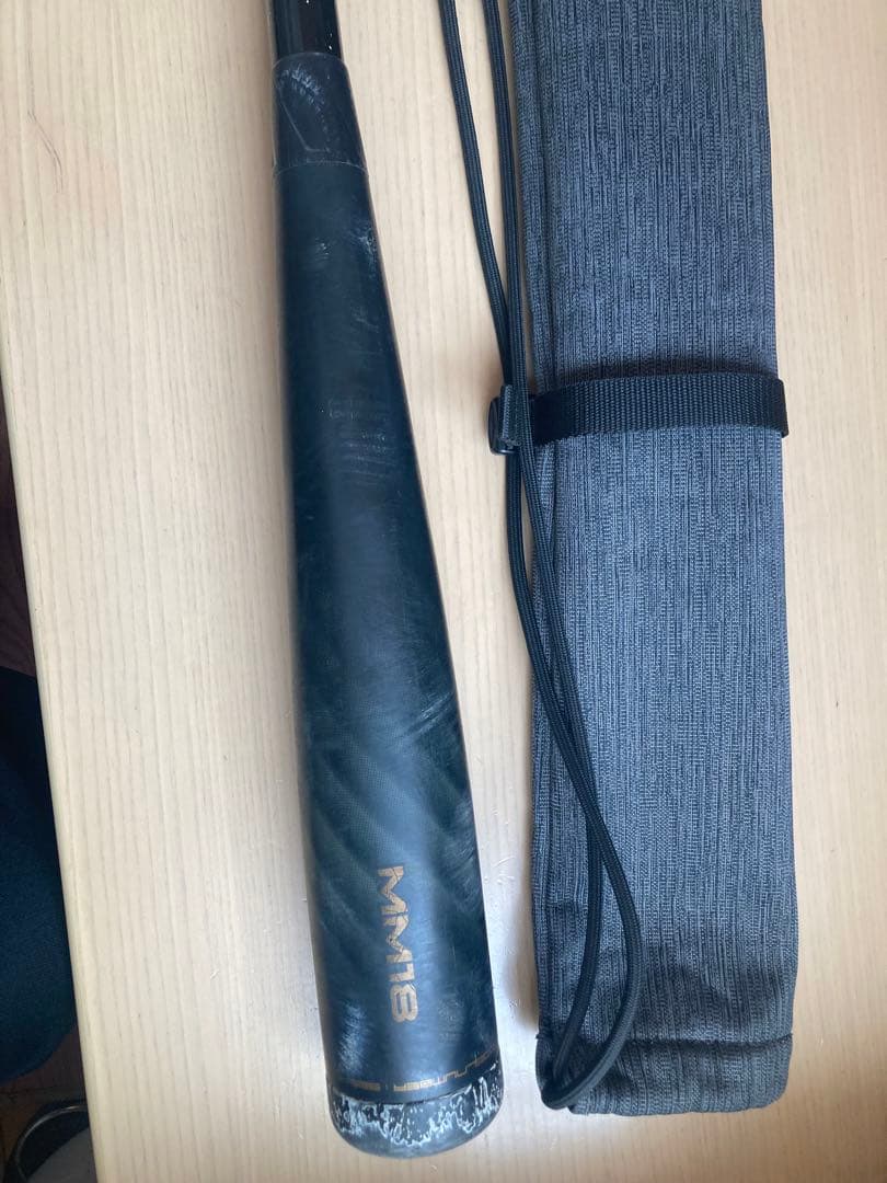 SSK MM18 一般軟式用バット ブラック　84cm 720g平均　若干難あり