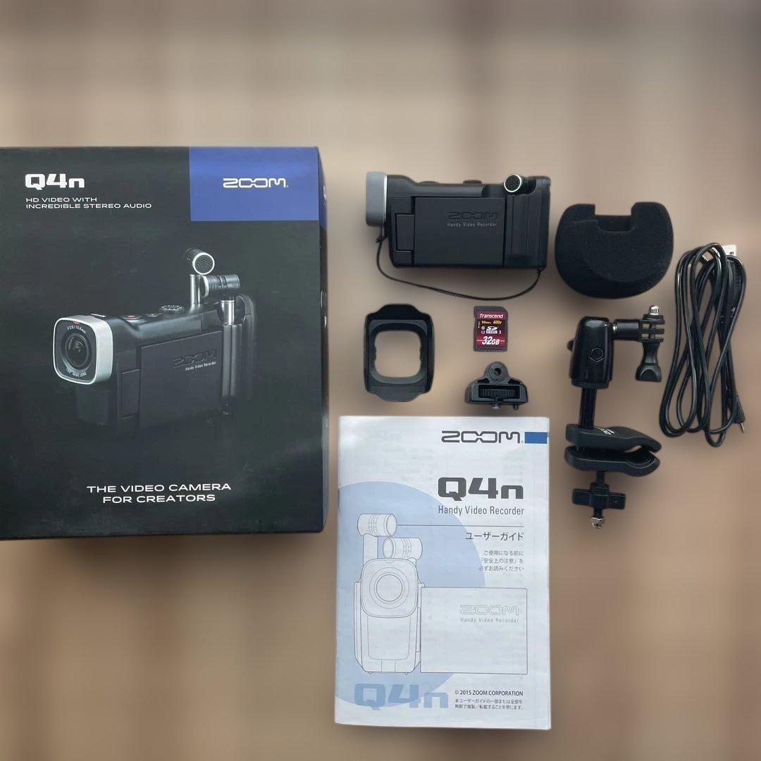 ZOOM ハンディビデオカメラレコーダー Q4n