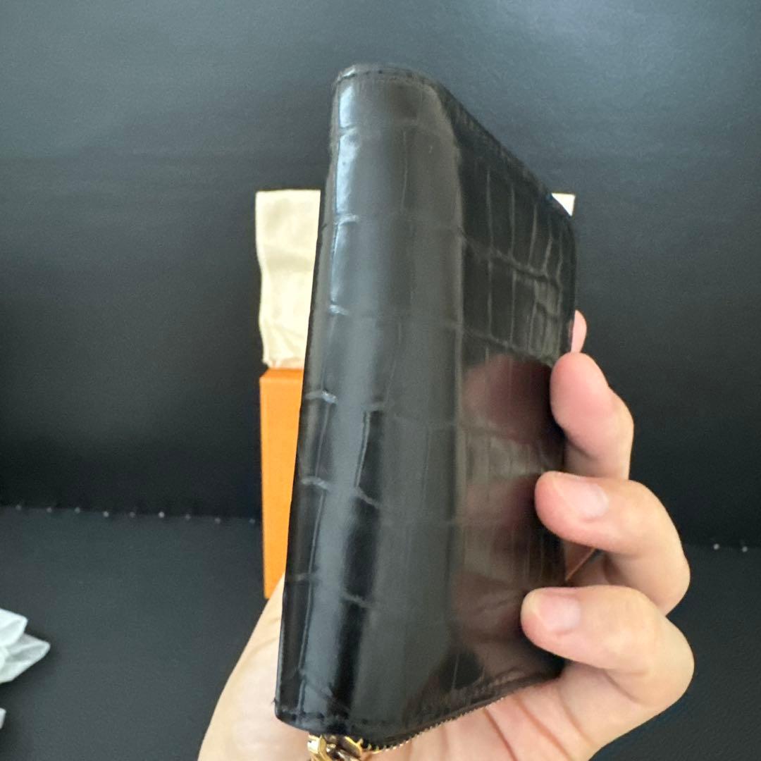 ‼️‼️‼️最終値下げ‼️‼️‼️ルイヴィトン　ジッピーパース　クロコダイル　ブラック