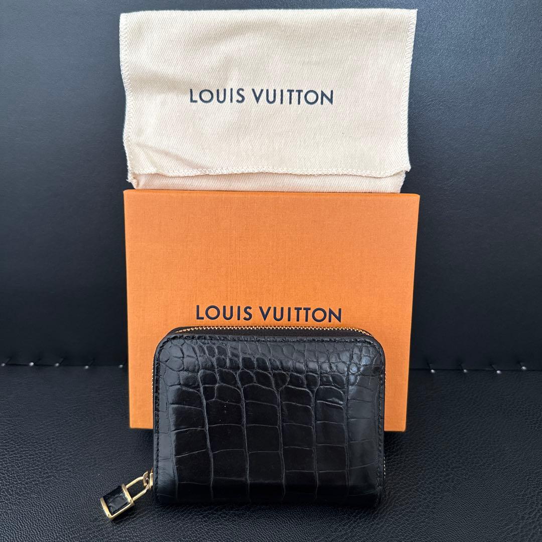 ‼️‼️‼️最終値下げ‼️‼️‼️ルイヴィトン　ジッピーパース　クロコダイル　ブラック
