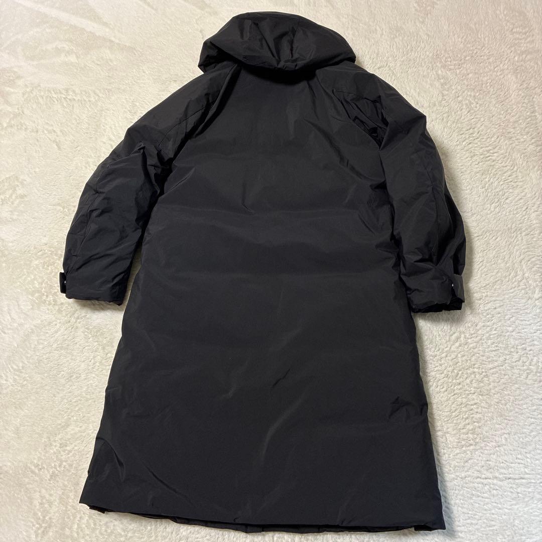 【未使用品】ユニクロ　ウルトラウォームハイブリッドダウンロングコート+ L 黒