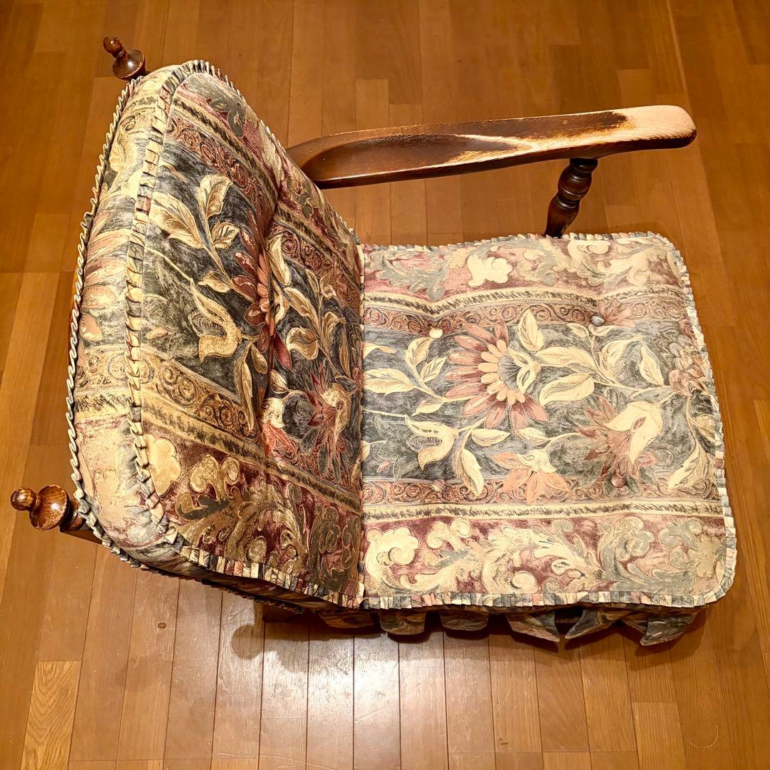 【飛騨産業】\"穂高\"左肘付きチェア (シエスタG)