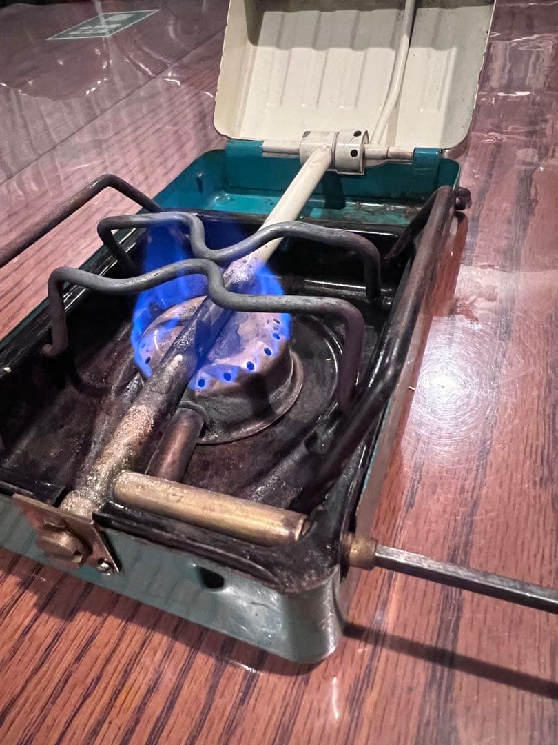 1970年代の西ドイツ製、タームスポーツ。携帯用サイレント、アルコールバーナー。