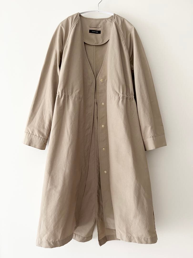 OUR アワーホーム 頼れるノーカラーコート