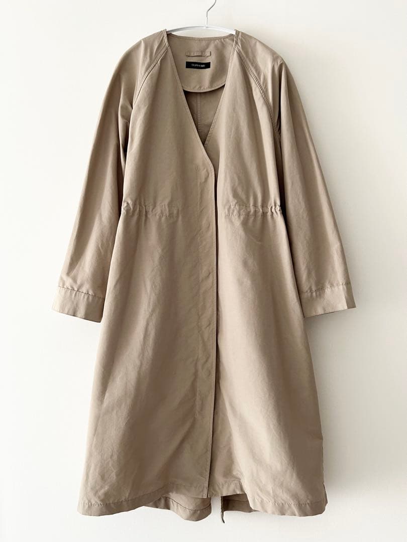 OUR アワーホーム 頼れるノーカラーコート