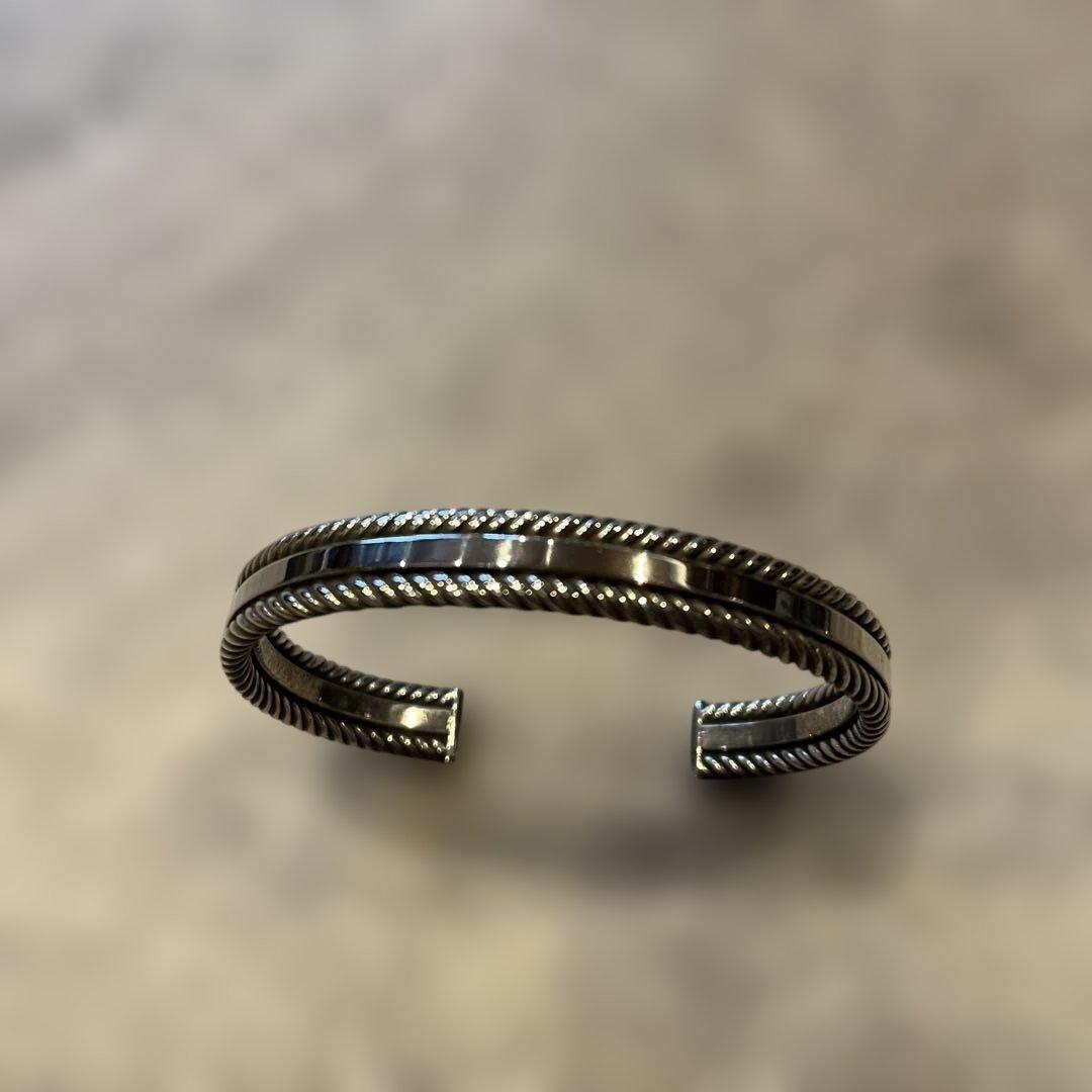 スティーブアルビソ　ツイストケーブルバングル　ナバホ