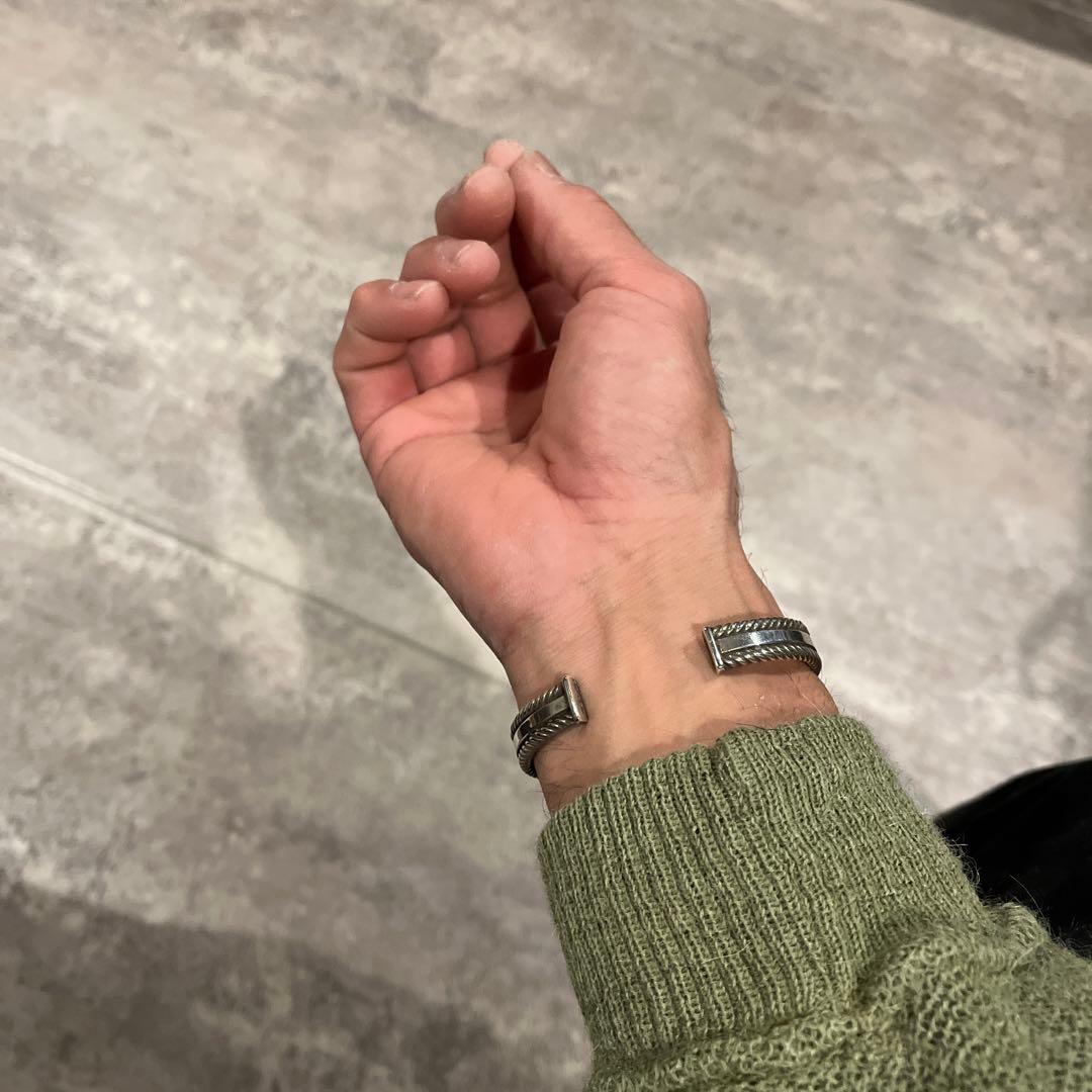 スティーブアルビソ　ツイストケーブルバングル　ナバホ